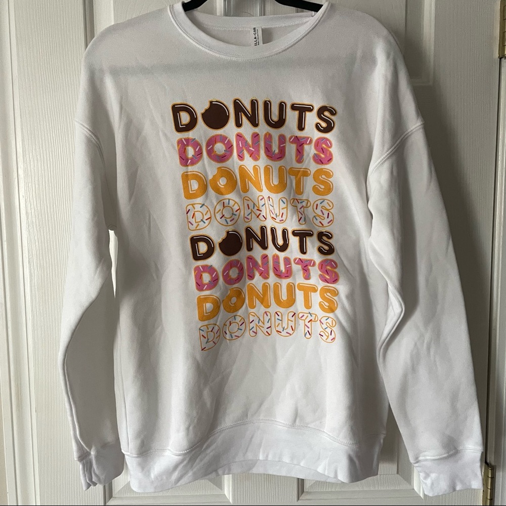 Brand new Dunkin’ Donuts “Donuts” crewneck sweatshirt